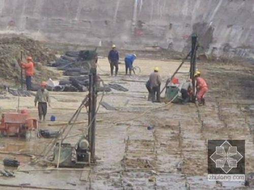 红桥我公司承建北京房山区水池地基注浆加固工程